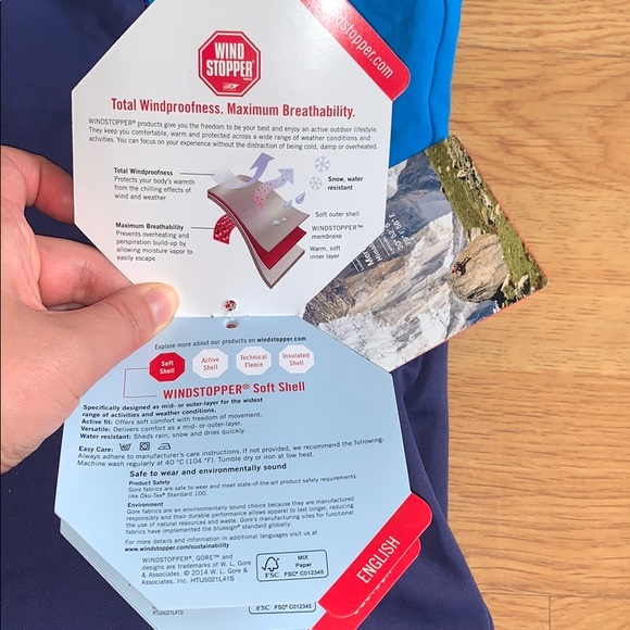 NWT The North Face Cipher Hybrid Jacket, Blue, M - Picture 5 of 15